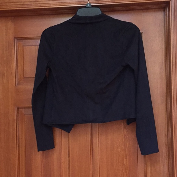 Dark Grey Suede Jacket - Picture 3 of 4